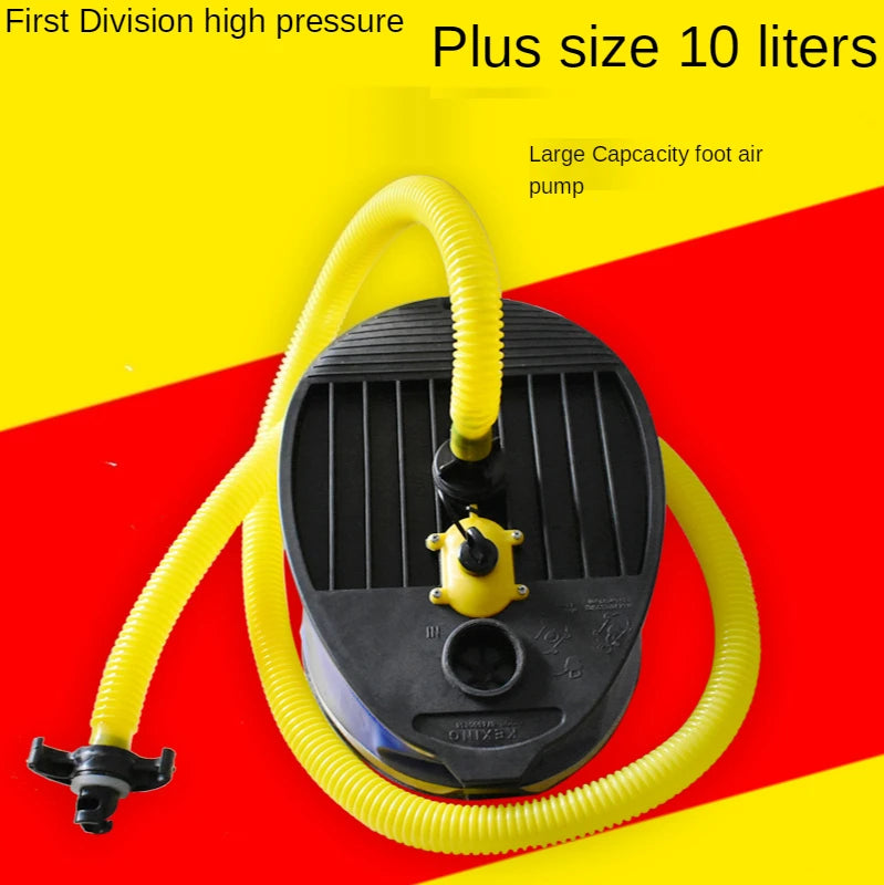 High Pressure 10 Liters Extra Large Multifunctional Kayak Pedal Air Pump Inflatable Boat Inflatable Boat Manual Pump
