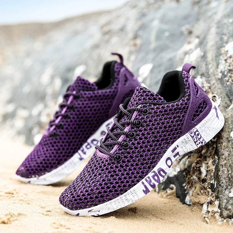Men Women Quick-Dry Wading Shoes Water Shoes Breathable AquaIn Upstream Antiskid Outdoor Sports Wearproof Beach Sneakers 39-46