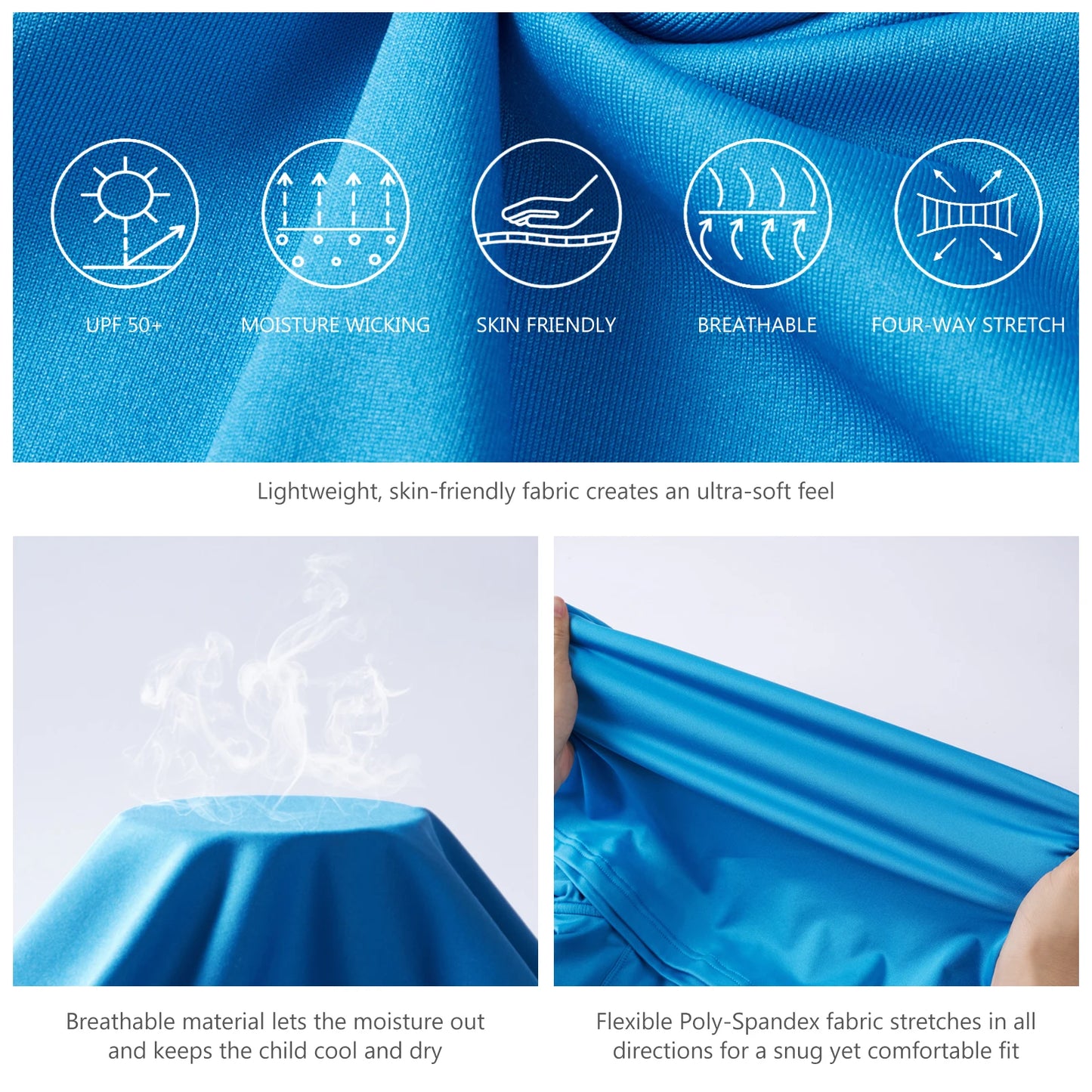 BASSDASH Youth UPF50+ Performance T Shirt with Hood Long Sleeve Fishing Hiking Sun Shirt FS03Y Lightweight Quick Dry Sailing