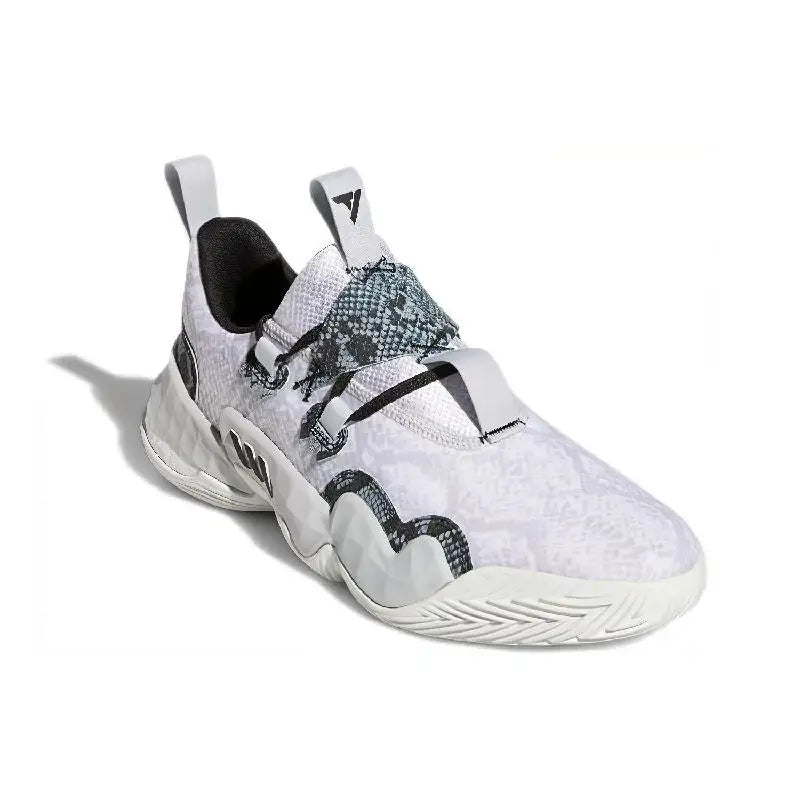 adidas Trae Young 1 Light Solid Grey Snakeskin Sneakers shoes H67753