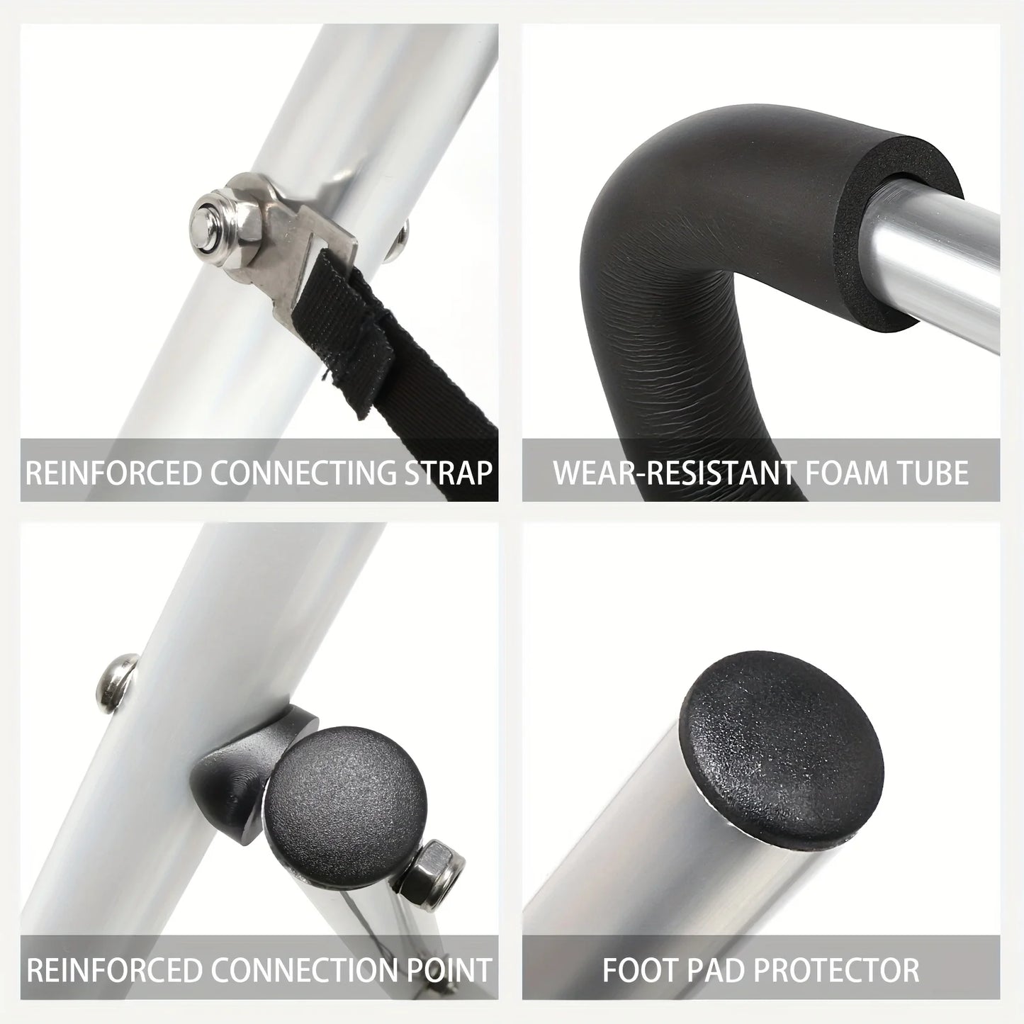 KOETSU-M Shaped Paddle Board, Kayak Display Stand, Aluminum Alloy Tubes, Foam Padding, Anti Scratch, Anti Bump,  2 Pack