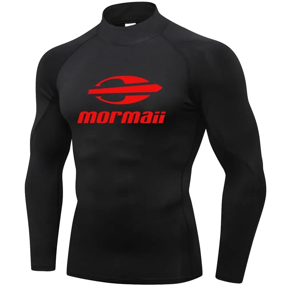 Men Swimsuit Swimming T-shirt Beach UV Protection Swimwear Rash Guard Long Sleeve Surfing Diving Swimsuit Surf T-shirt Rashguard