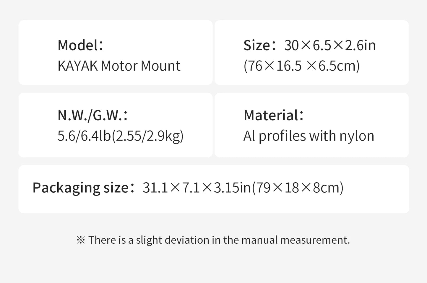 KOETSU Kayak Trolling Motor Mount - Ambidextrous Trolling Motor Mount for Quick and Easy Kayak Trolling Motor Setup