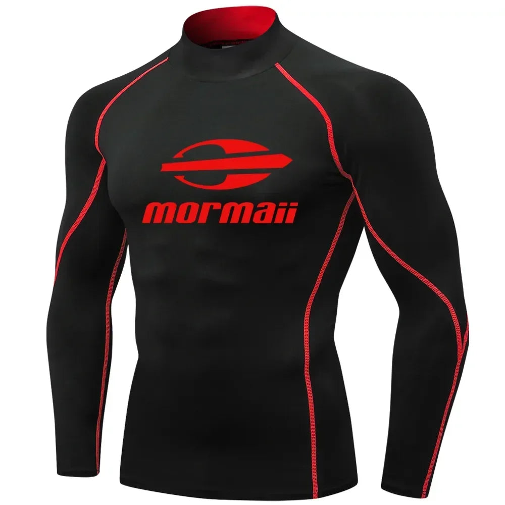 Men Swimsuit Swimming T-shirt Beach UV Protection Swimwear Rash Guard Long Sleeve Surfing Diving Swimsuit Surf T-shirt Rashguard