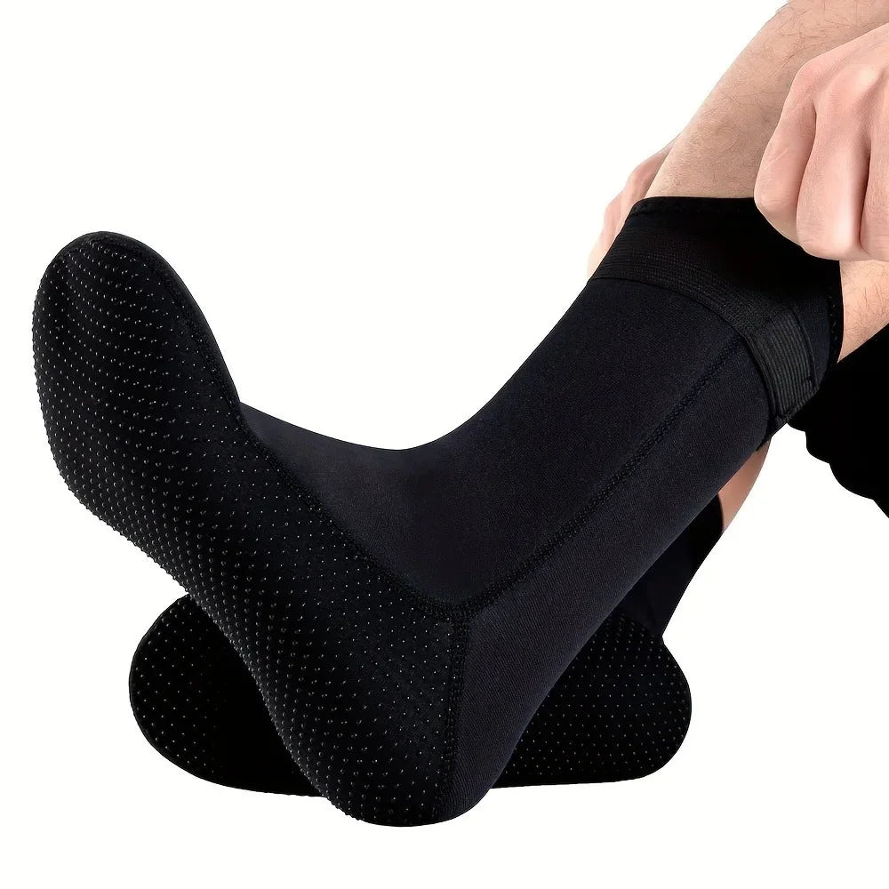 3mm Neoprene Socks 3mm Wetsuit Shoes Non-slip Surf Swimming Fins Socks Elasticity Beach Boots Warm Socks for Snorkeling Diving