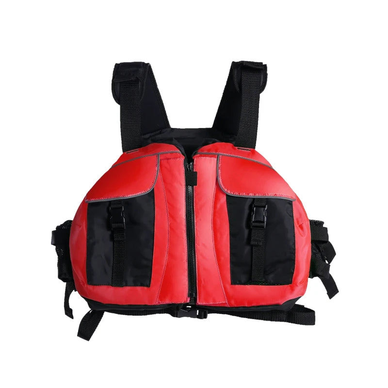 Daiseanuo-Life Jacket for Children Adults, Buoyancy Aids, PFD Kayak, Zipper Pocket, Sailing, Rafting, Sailing, Buoyancy, New, 50