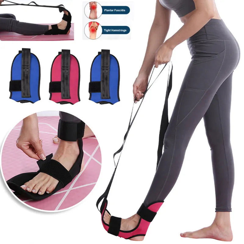 Yoga Ligament Stretching Belt Foot Ankle Joint Correction Sports Rope Foot Rehabilitation Strap Plantar Fasciitis Leg Training