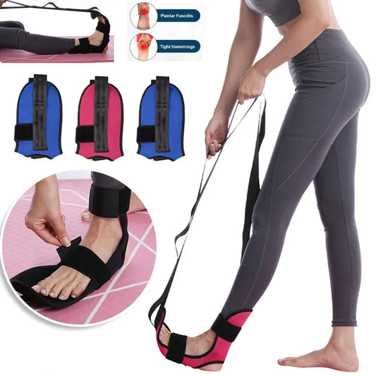 Yoga Ligament Stretching Belt Foot Ankle Joint Correction Sports Rope Foot Rehabilitation Strap Plantar Fasciitis Leg Training