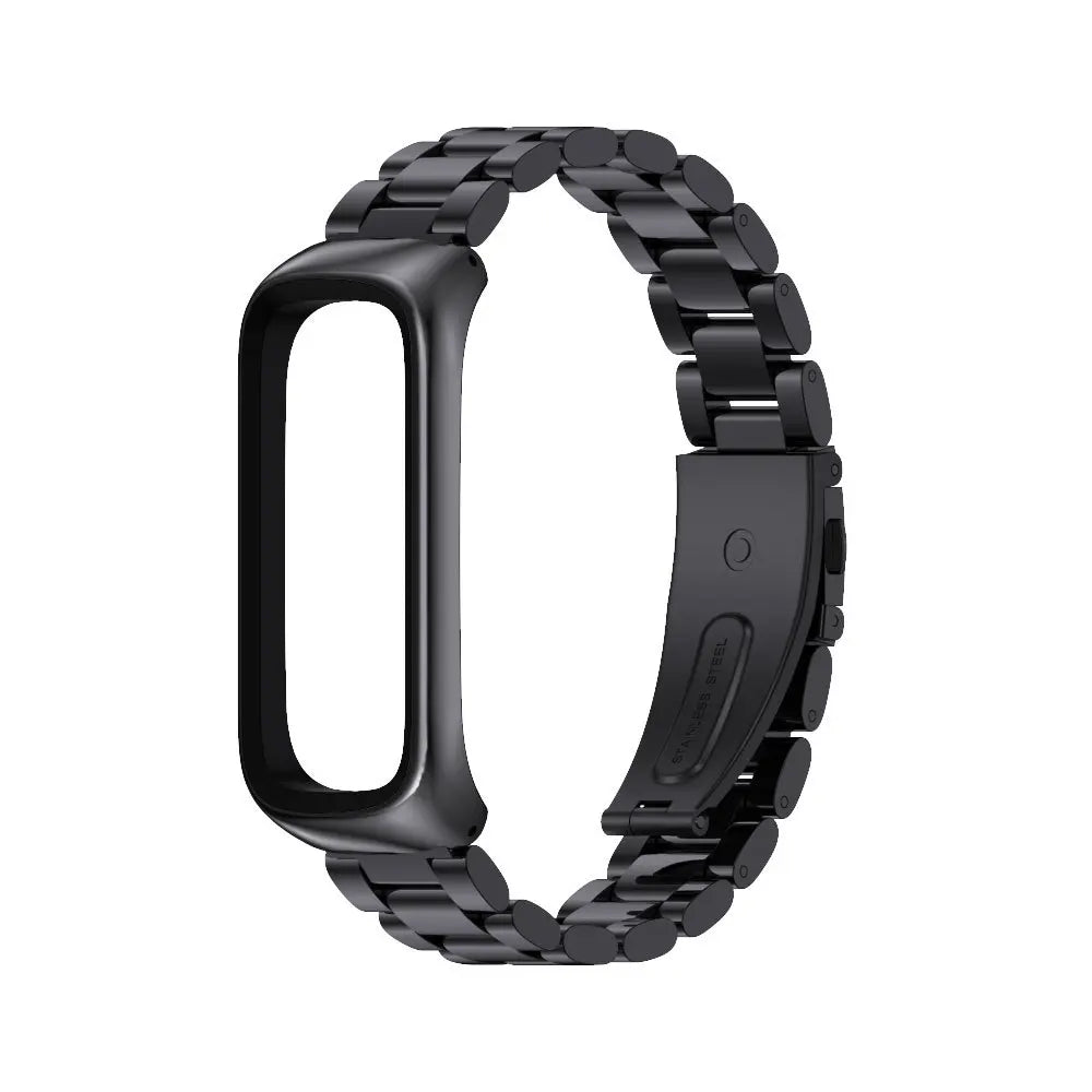 Uthai s50 metal fivela de aço inoxidável pulseira de relógio magnético para samsung galaxy fit 2 pulseira acessórios relógio inteligente