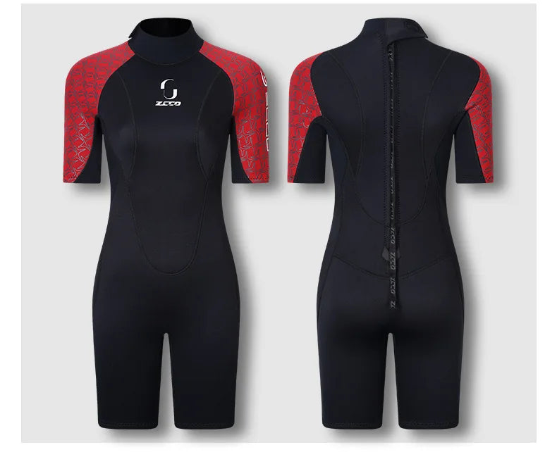 3MM Men Neoprene Wetsuit Scuba Diving Windsurf Hunting Surf Swimwear Underwater Fishing Swimming Short Sleeve Wetsuit Kitesurf