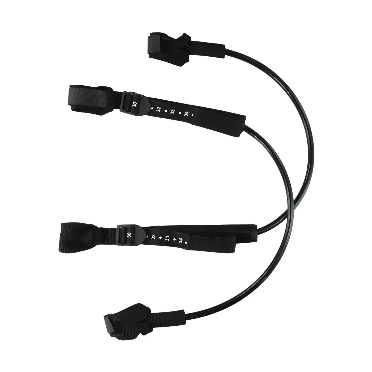 NonSlip Adjustable Windsurfing Harness Line 2 Pieces Heavy Duty PU Material Suitable for Windsurf and Surfing Gear Replacement