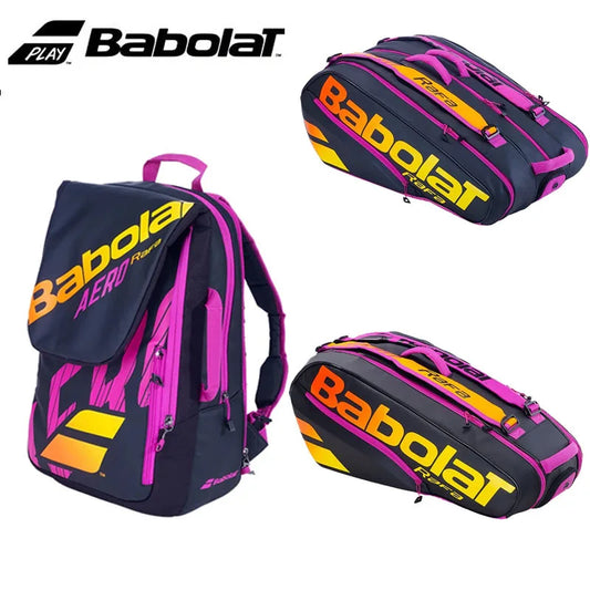 Babolat tennis backpack PURE AERO RAFA raqueteira tennis bag 3-12 tennis racket bag padel racket badminton raquete tenis bag men