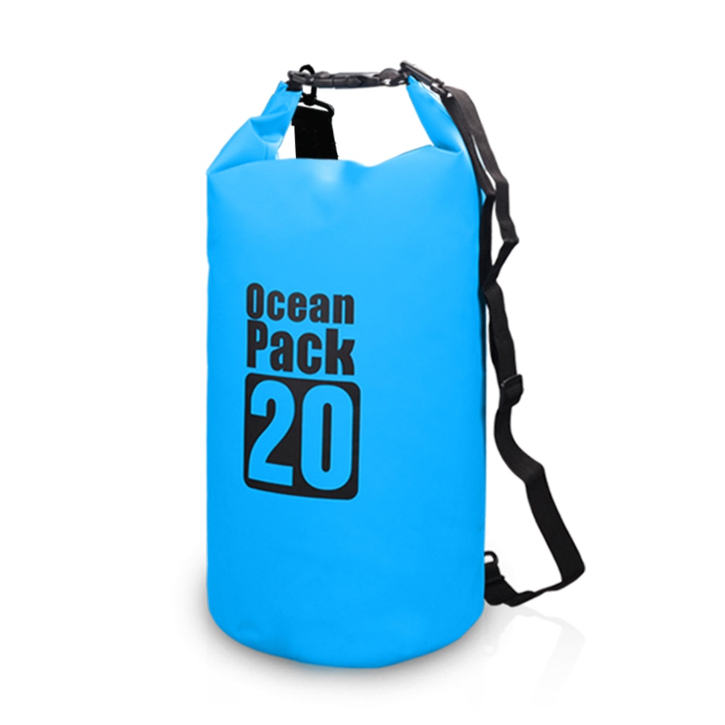 Outdoor Waterproof Dry Backpack Water Floating Bag Roll Top Sack For Kayaking Rafting Boating River Trekking Swimming Camping