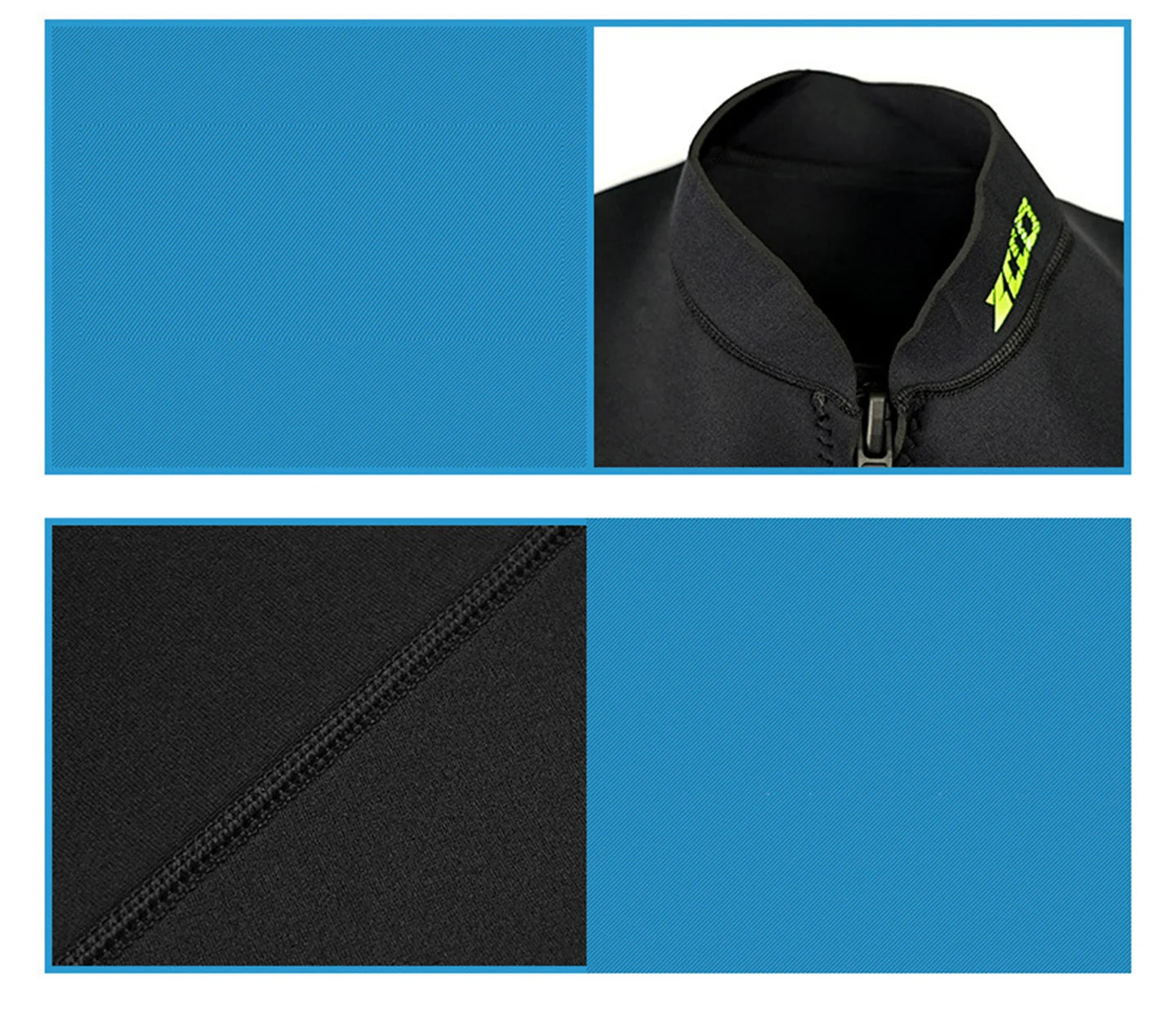Neopreno Wetsuit Surf Suit 3mm Kitesurf Scuba Diving Suit Winter Swimwear Underwater Spearfishing Long Sleeve Swimsuit Men Women