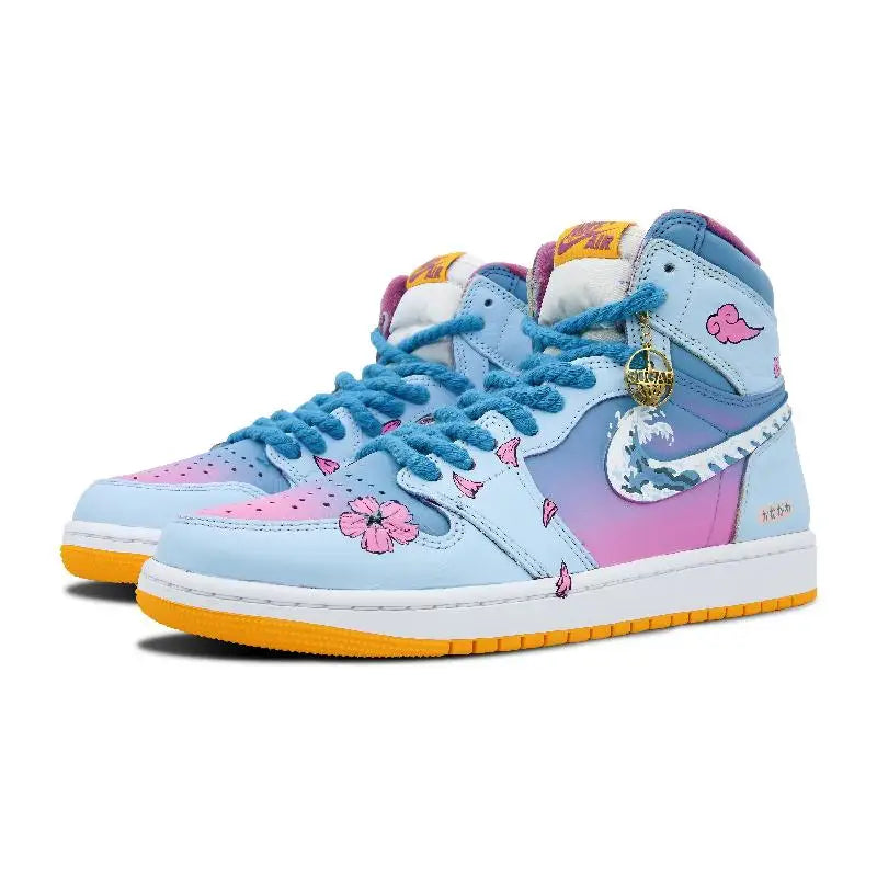 【Customize】Jordan Air Jordan 1 Vintage Basketball Shoes Unisex Sneakers shoes 555088-706