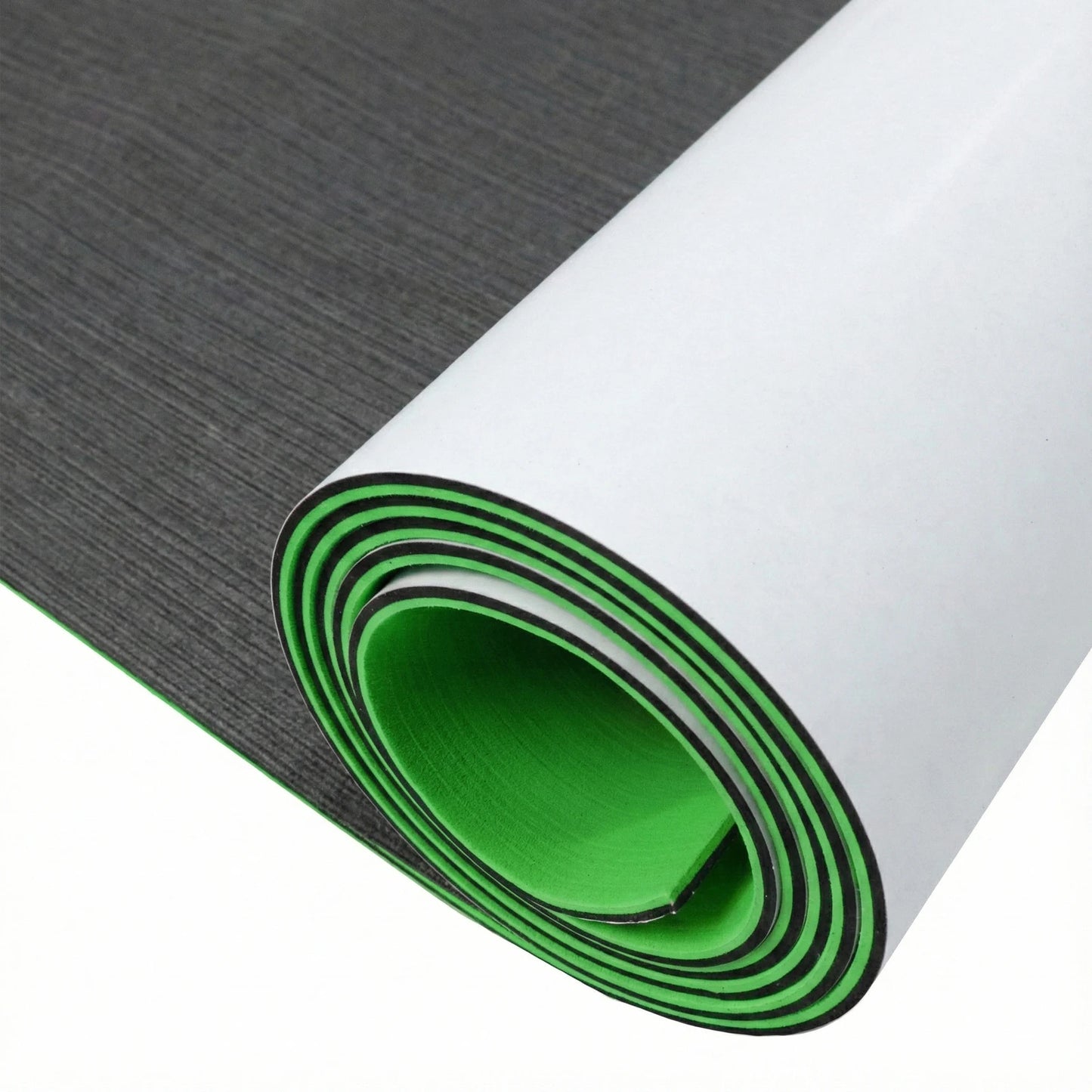 2400x900x5mm EVA Foam Faux Teak Boat Decking Mat Grey Plush Surface Self-adhesive Yacht Flooring Anti-Skid Mat Kayak Accessories