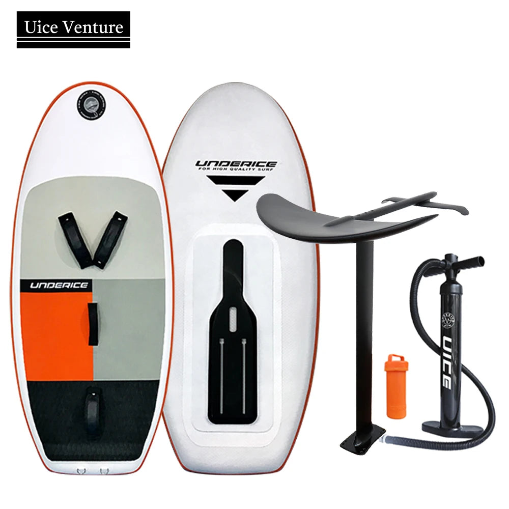 UICE Foil Board 5.3"/5.8" Inflatable Surfboard 80cm Hydrofoil Set With Carbon Plate Wing Surfing