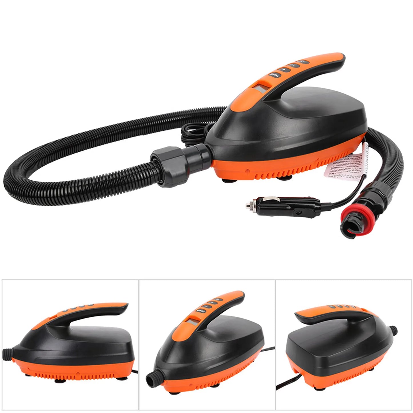Air Pump Electric Inflatable Air Pump Rechargeable Pump High Pressure Portable 12V Digital Air Pump for SUP & Paddle Board Pump