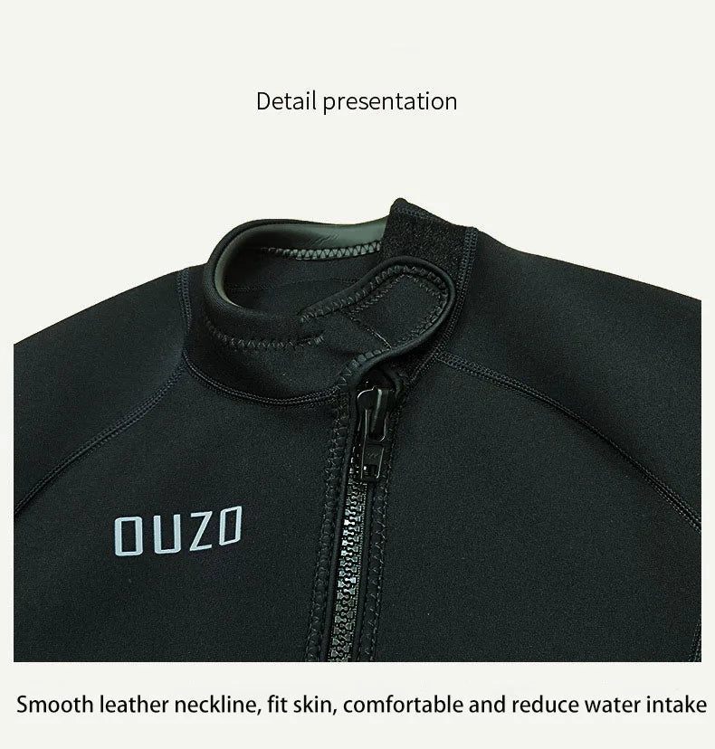 Men's 1.5mm Split Diving Suit Surfing Windproof Long Sleeve Jacket Neoprene Fishing Pants Professional Scuba Diving Clothes