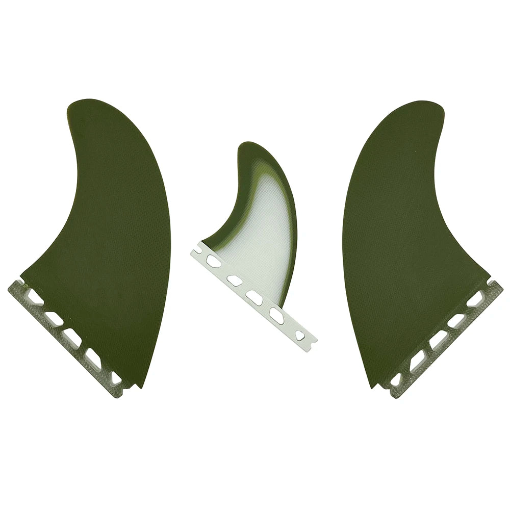 UPSURF Future Quilhas Tri Fins T1 3 FINS Thruster Fiberglass Surfboard Fins Single Tab Surfing Equipment Accessory Tabla de Surf