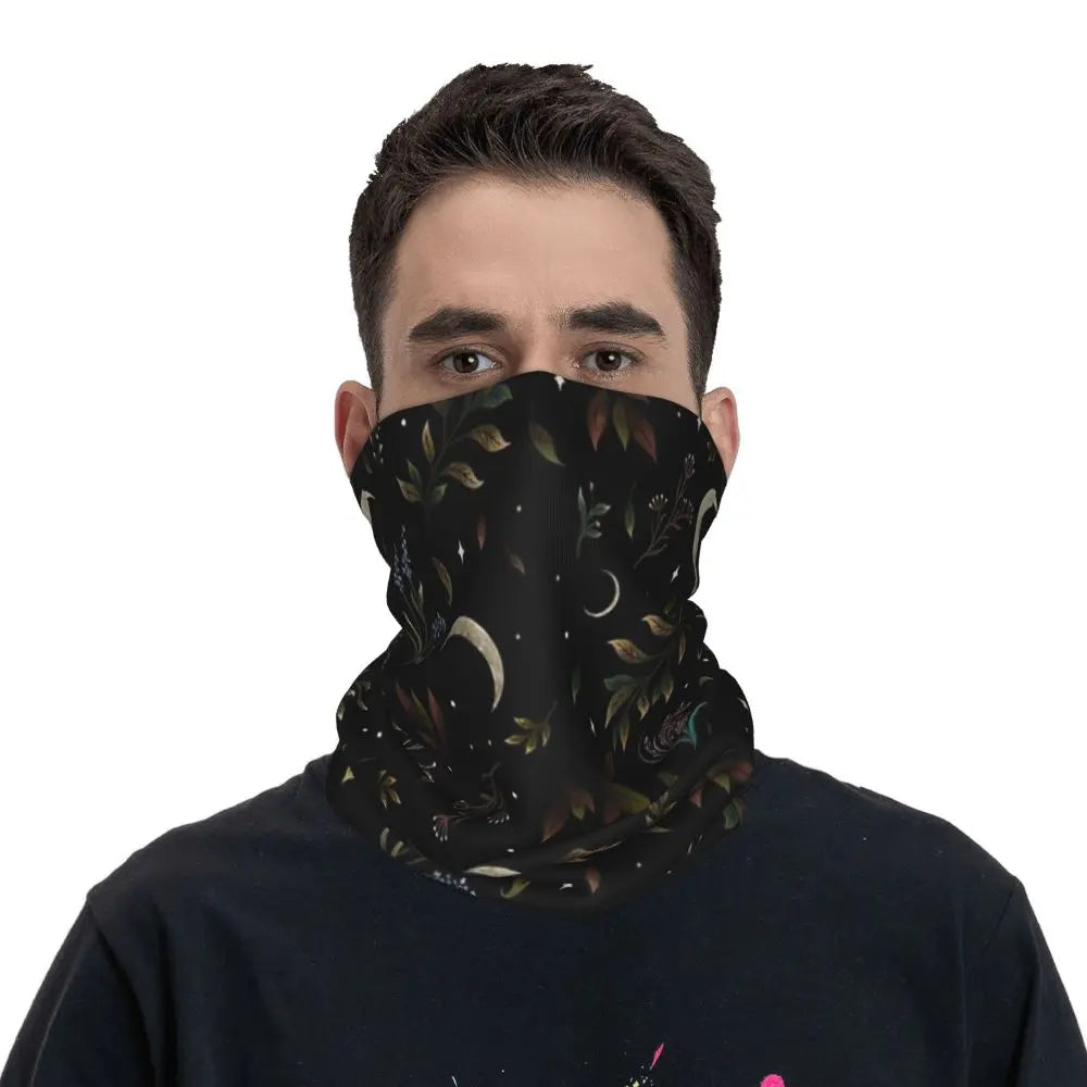 Fashion Men Women Head Face Neck Sunshade Collar Scarf Sports Crescent Moon Garden Headwear Scarf