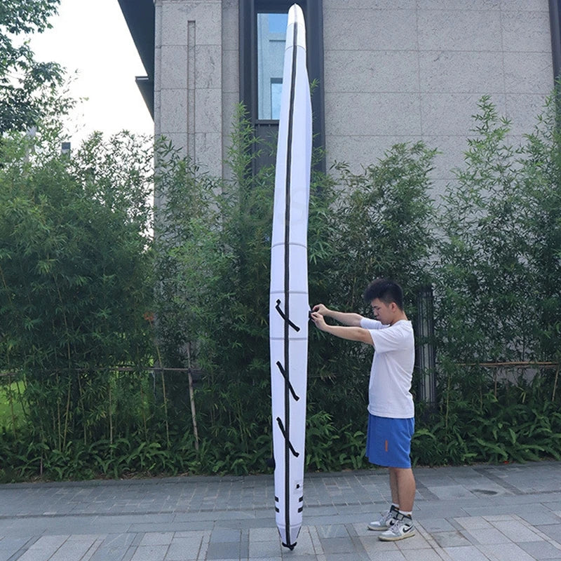 Inflatable Surfing Sail Portable Windsurfing Sailing Canoe Hand-Held Water Skiing Kiteboard Wind Surfing Kites Water Sports