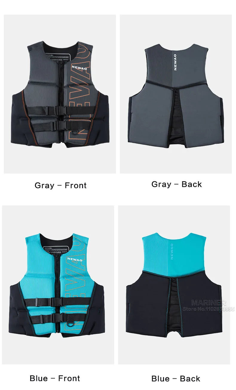 Life Vest for Adults Kayak KiteSurf Jet Ski Life Jacket Motorboats Raft Rescue Swim Drifting Boat Wakeboard Fishing Life Jackets
