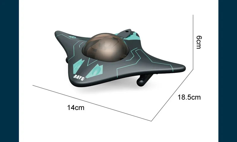6CH RC Boat Submarine With Underwater Camera Remote Control Wifi FPV Remote Control Boats Radio Control Toys For Boys Kid Gift