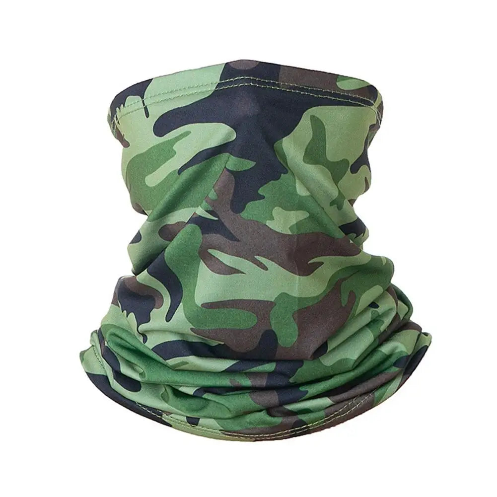 Men Women Head Face Neck Sunshade Collar Ice Silk UV Protection Face Cover Mask Outdoor Fishing Cycling Sports Bandana Scarf