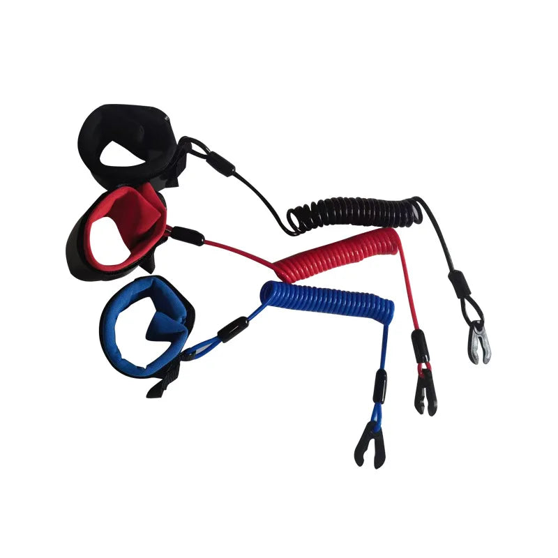 Motor Boat Outboard Floating Safety Rope Flameout Rope Motorboat Engine Emergency Stop Kill Switch Key Wrist Lanyard For Jet Ski
