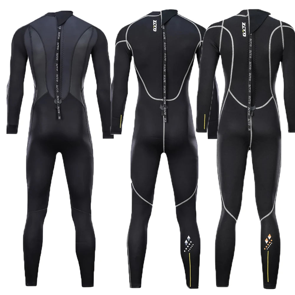 Full Wetsuit for Men Women 3mm Long Wet Suit for Diving Surfing Swimming Water Sport Neoprene Spearfishing One Piece Wetsuits