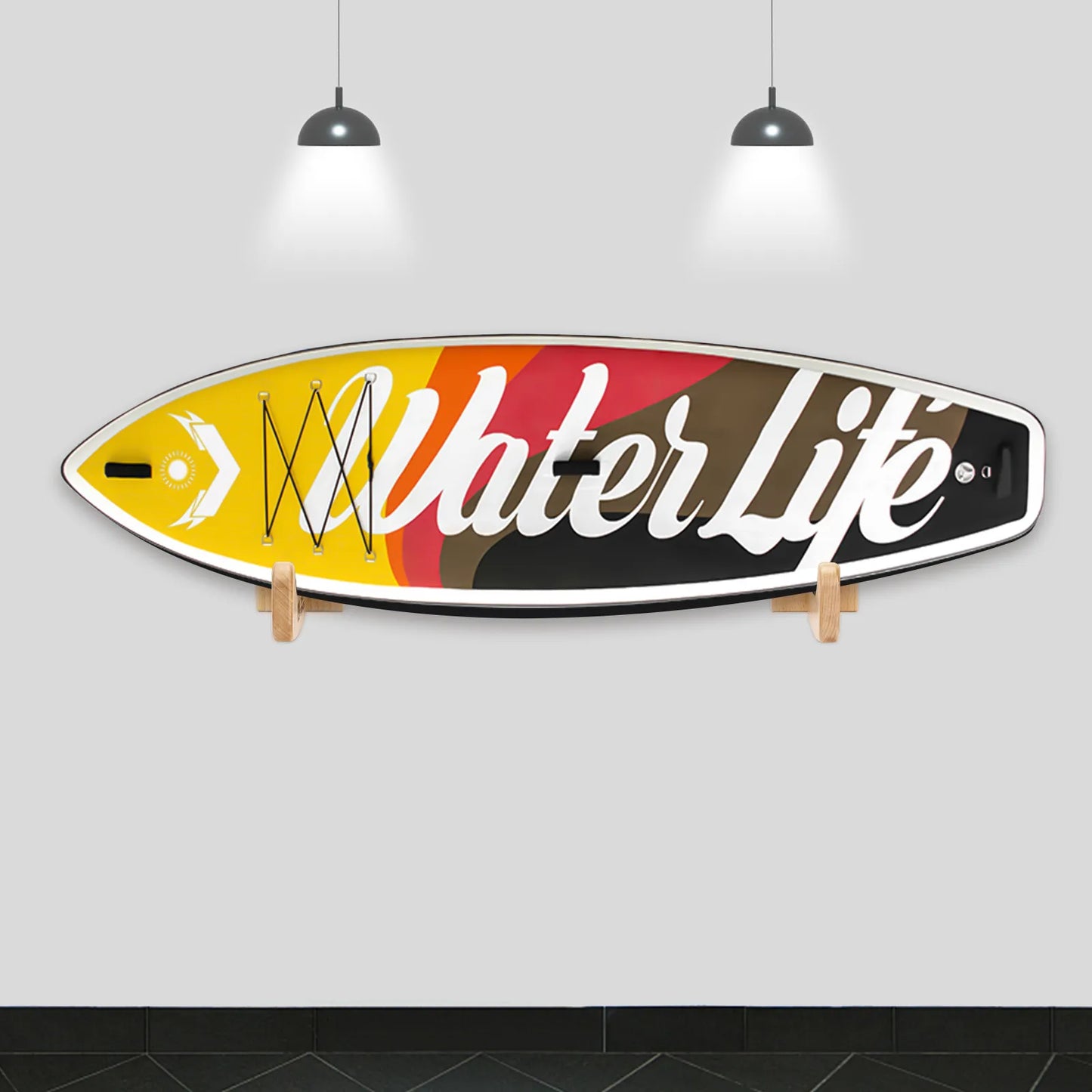 Surfboard Rack for Wall, Surfboard Hanger for Long Boards and Short Boards Works Indoor and Outdoor Display