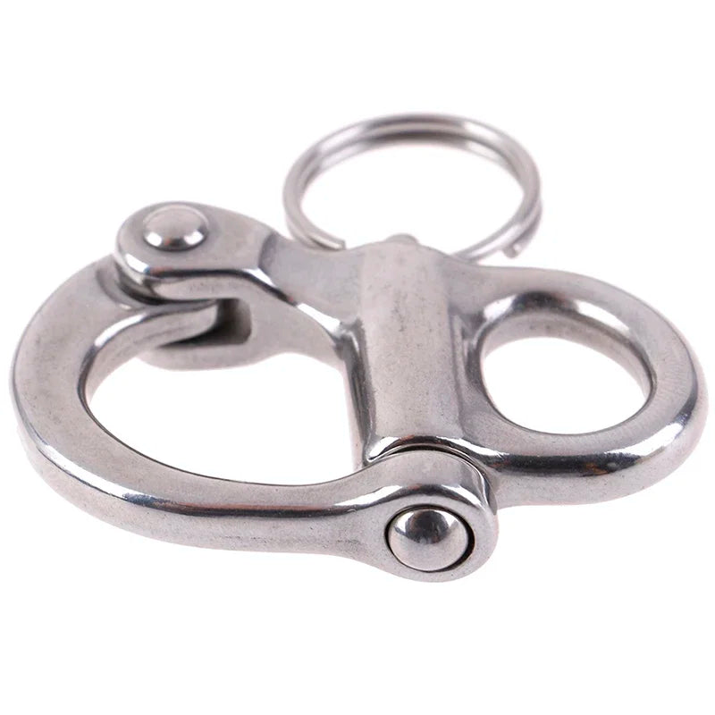 316 Stainless Steel Rigging Sailing Fixed Bail Snap Shackle Yacht Outdoor Living