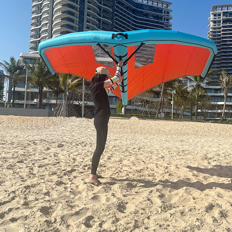 KW02 Handheld Inflatable Wingfoiling Sail 3M/4M/5M/6M Wing Foil Surfing Windsurf Wingsurf Kitesurf For SUP Surfboard Wings