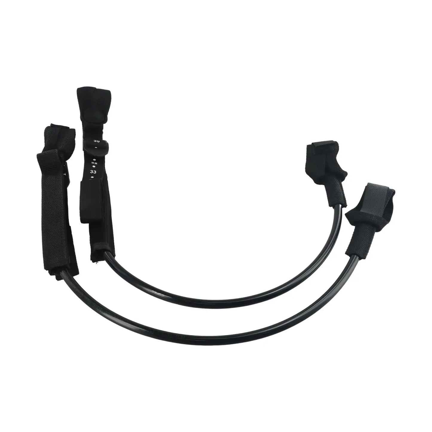 NonSlip Adjustable Windsurfing Harness Line 2 Pieces Heavy Duty PU Material Suitable for Windsurf and Surfing Gear Replacement