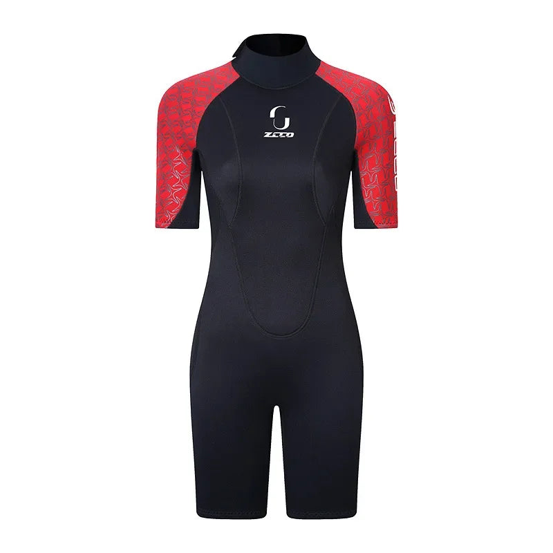 3MM Men Neoprene Wetsuit Scuba Diving Windsurf Hunting Surf Swimwear Underwater Fishing Swimming Short Sleeve Wetsuit Kitesurf
