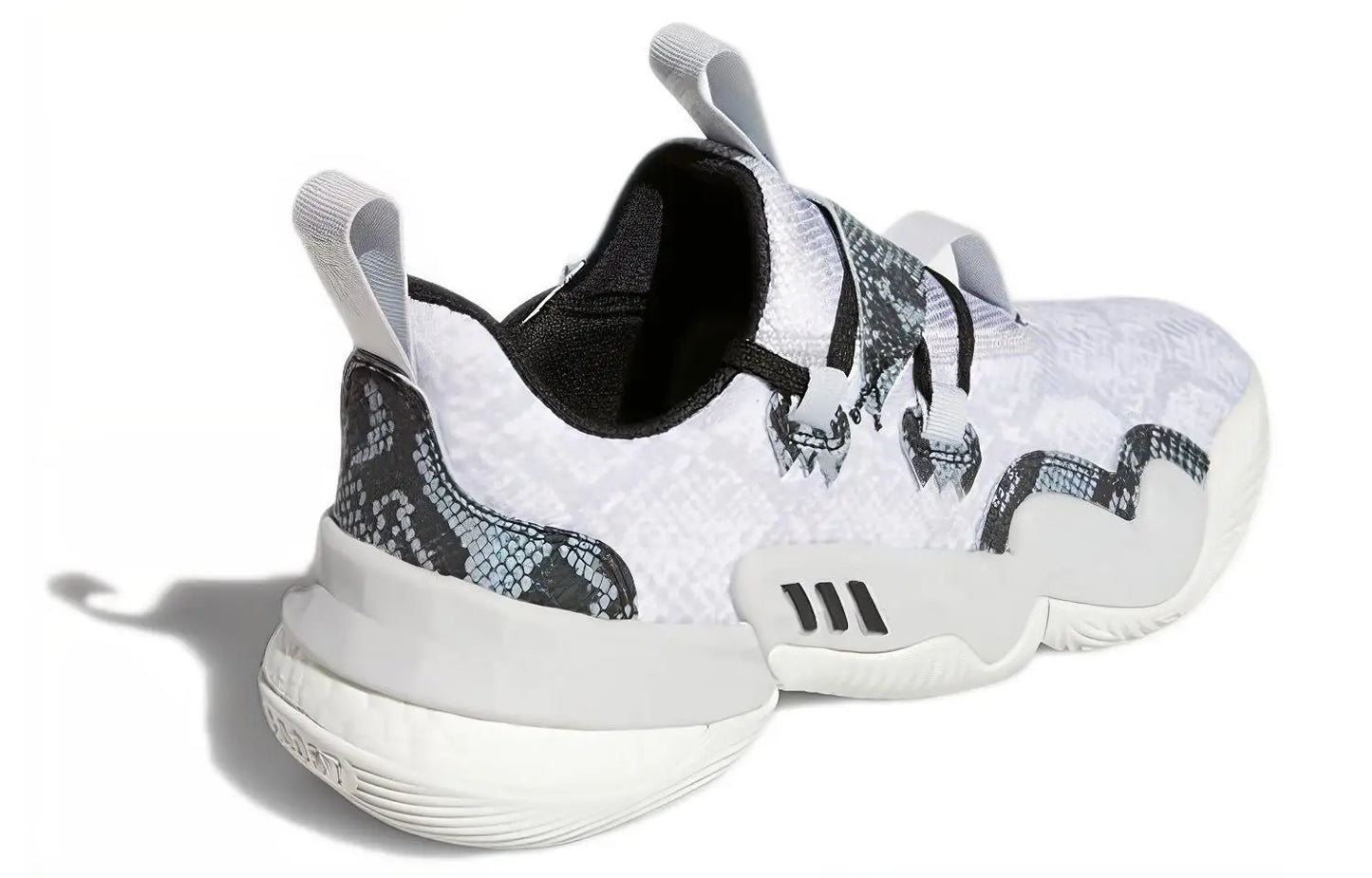 adidas Trae Young 1 Light Solid Grey Snakeskin Sneakers shoes H67753