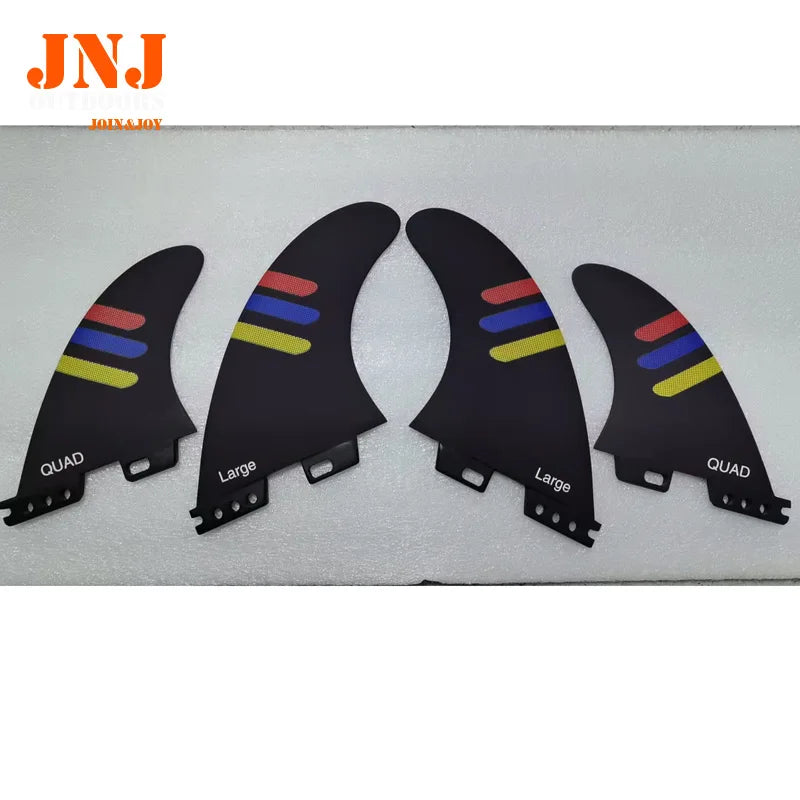 JNJ-FCS 2 Future Performer Medium Or Large + Gx Fiberglass Surfboard Quad Fins 4Pcs