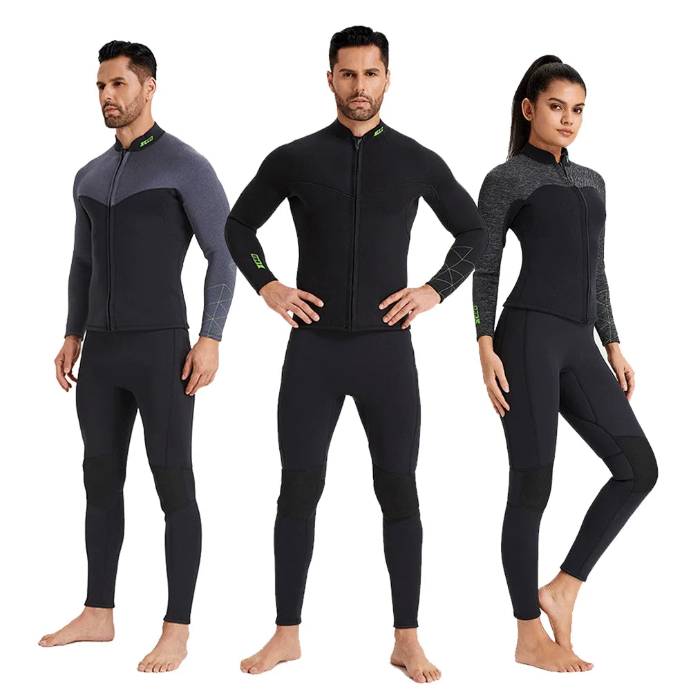 3mm Wetsuit Surf Suit Neoprene Pant Top Rash Guards Men Women Swimwear Winter Scuba Diving Suit Spearfishing Kitesurf Wet Suit