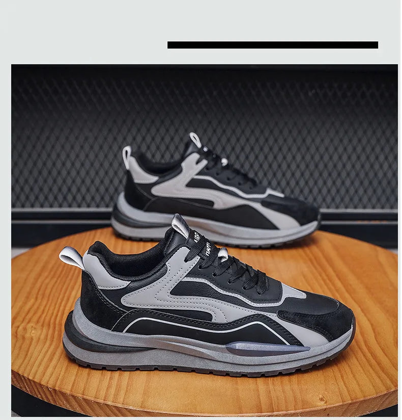 Men Casual Sneakers Spring New Trend Breathable Running Sport Shoes Antislip Tennis Shoes Basketball Walking Jogging Sneakers