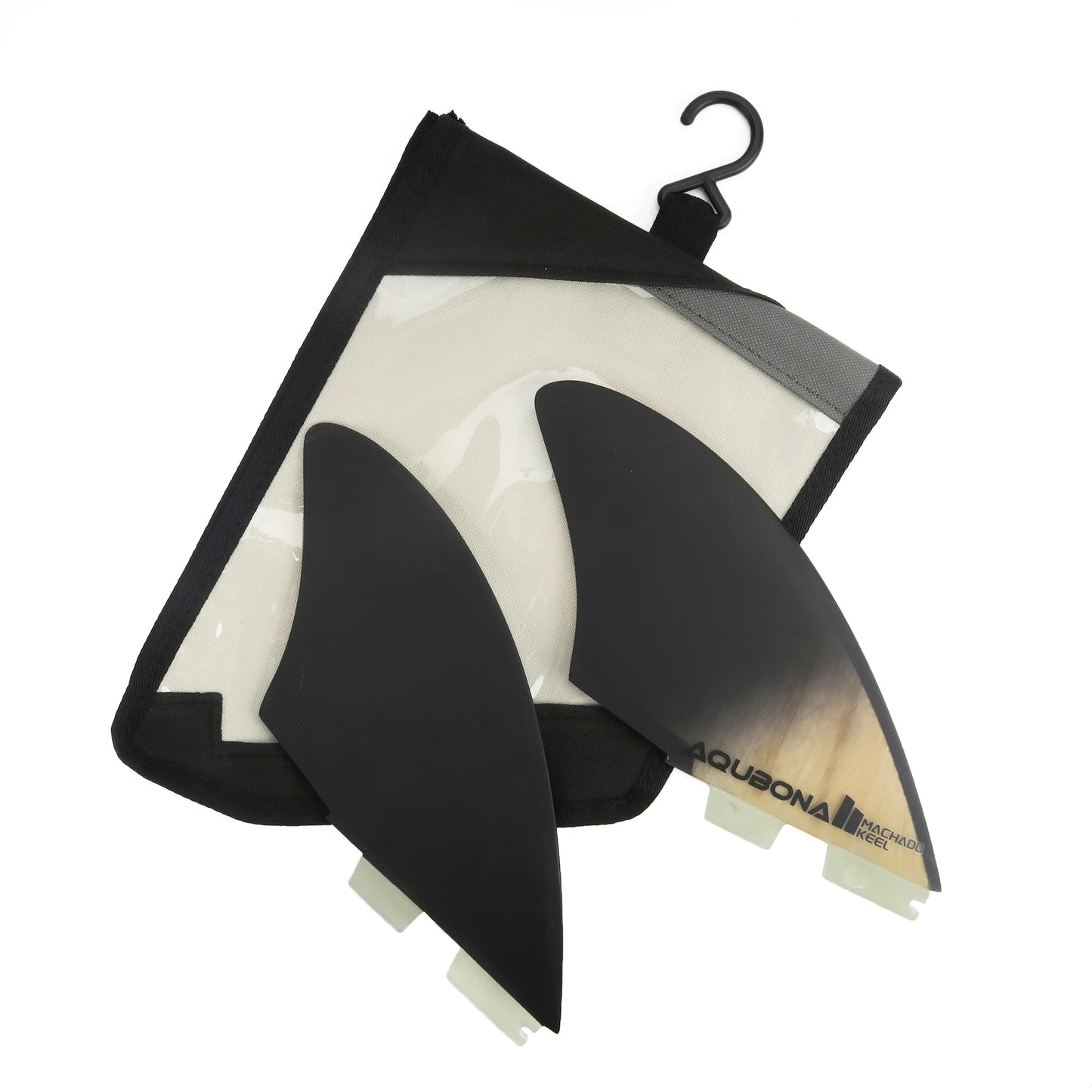 Surfboard Twin Keel Fins (2 Fins) Dual Tab Single Tab Sizes for Longboard Surfboard Funboard