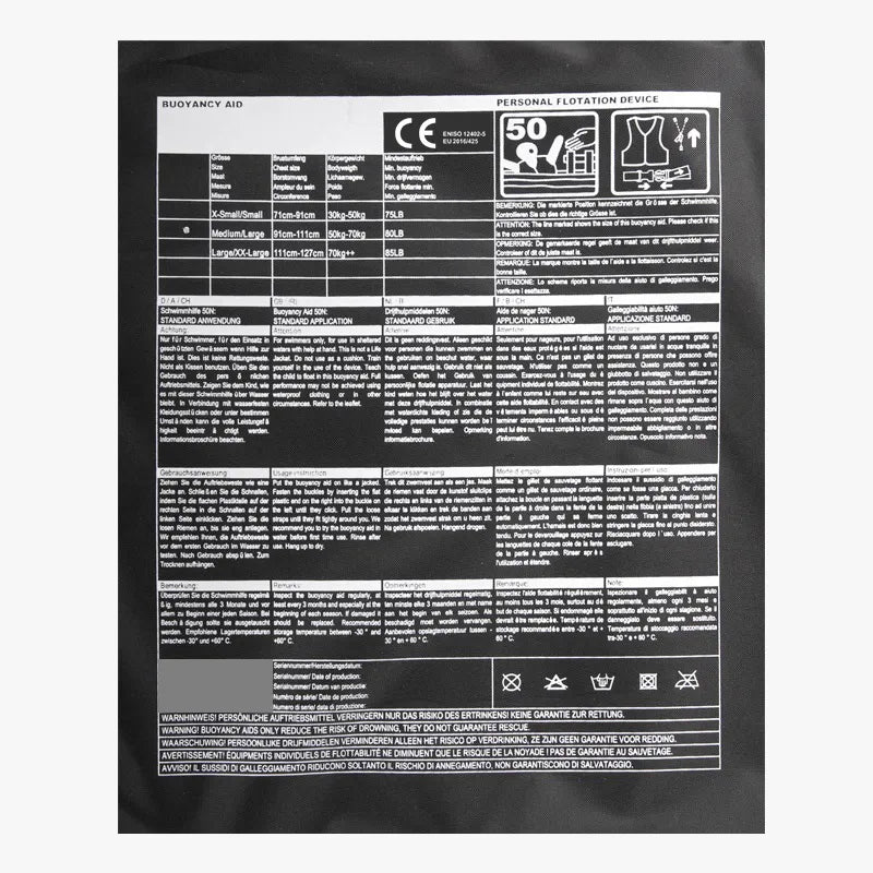 Colete salva-vidas genuíno ce aprovado 100n, masculino, 100kg + bolsos grandes, mulheres, pfd, natação, peixe, caiaque, esportes aquáticos, segurança à deriva