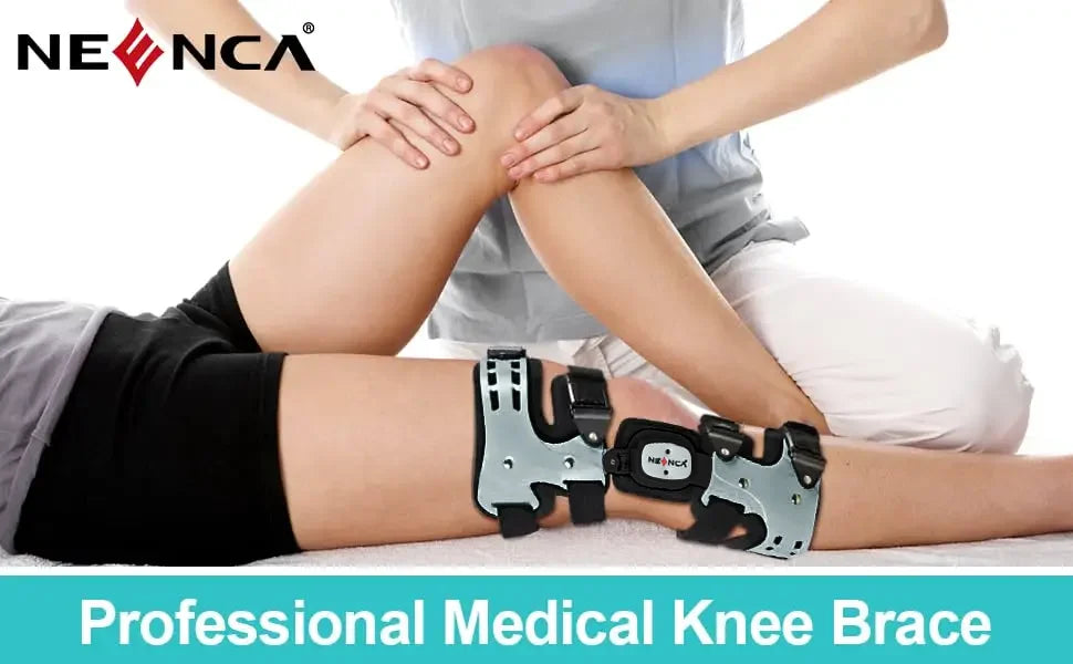 NEENCA Unloader ROM Knee Brace Hinged Stabilizer Adjustable Recovery Support for ACL MCL PCL Injury Meniscus Tear Arthritis