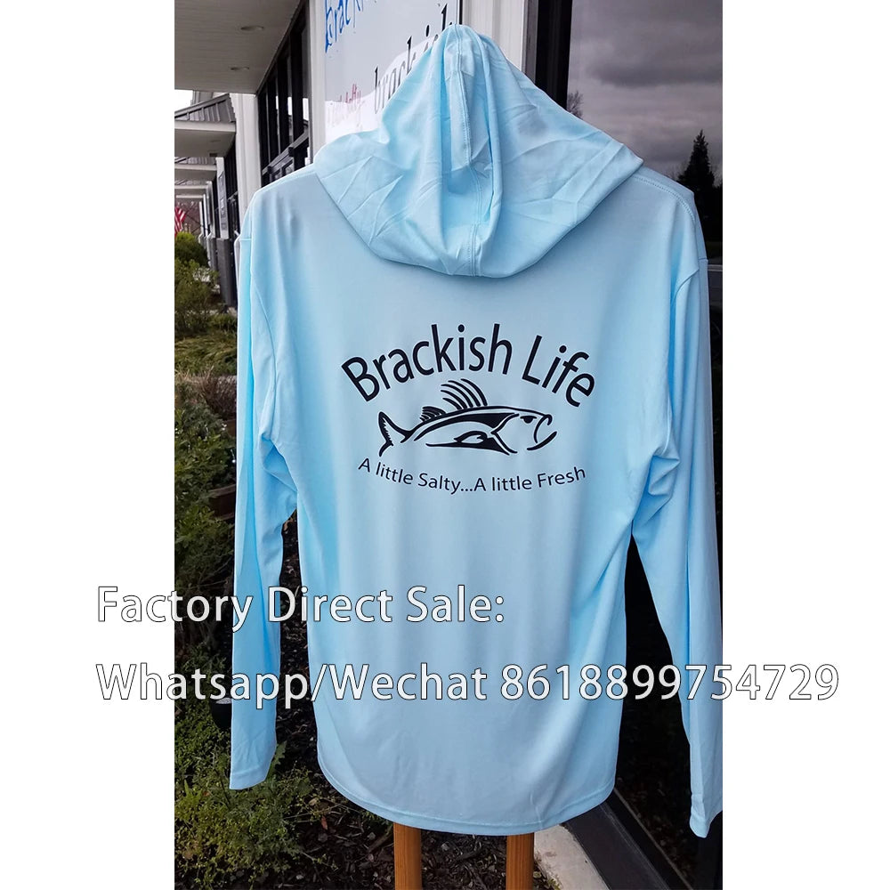 Sailing Hoodies Fishing Apparel Cap T-shirt Long Sleeve Tech Hoody Shirt Summer Outdoor Running Fish Green Camisa Racing Clothes