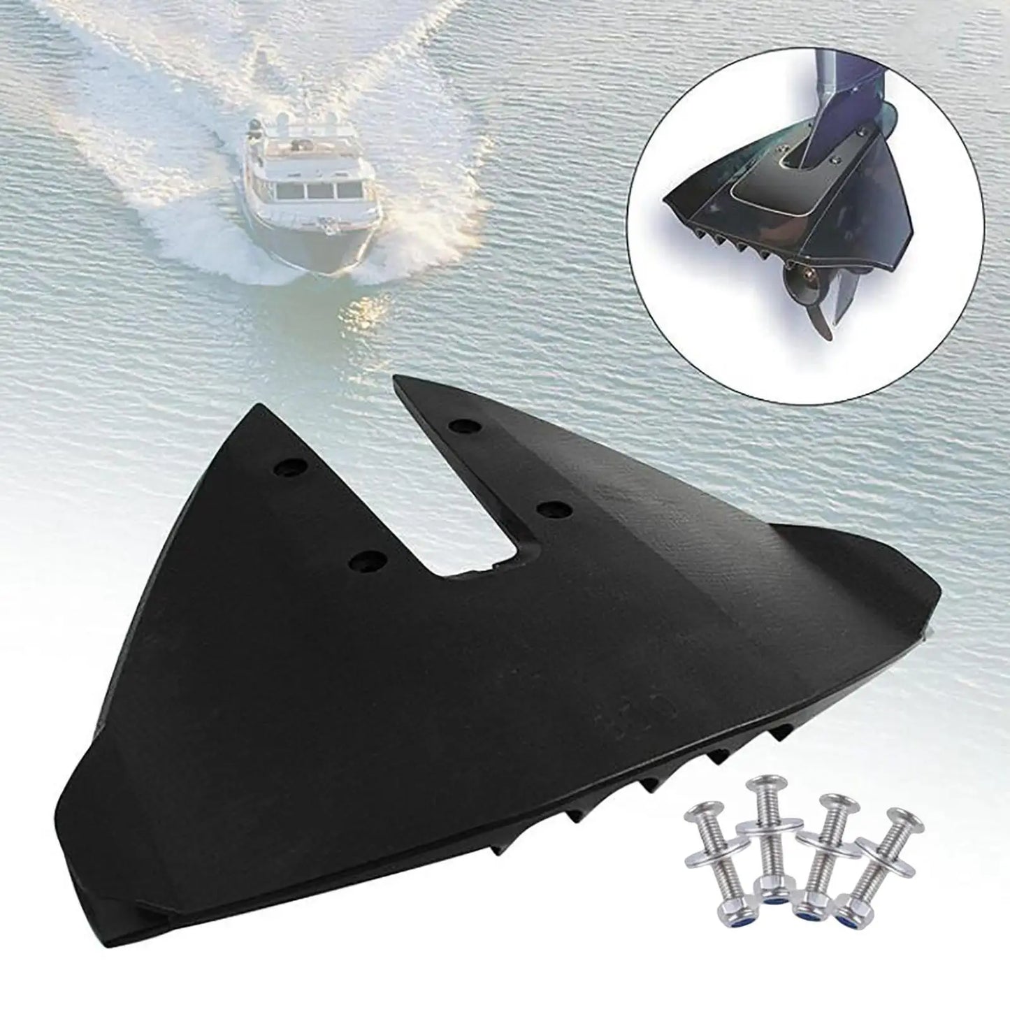High-Performance Hydrofoil Stabilizer Bolt Nut Hydrofoil Boat Outboard Motors Boat Parts Sports Hydrofoil Stabilizer Molded