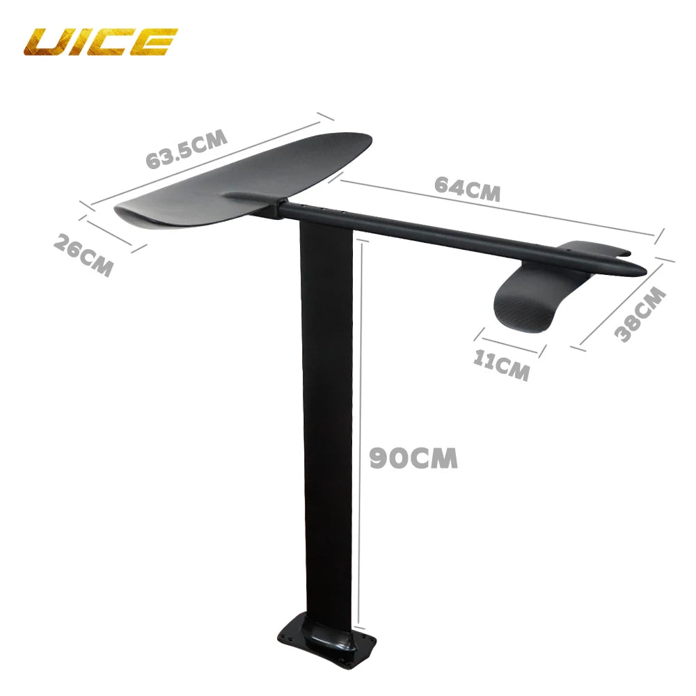UICE Foil Board 5.3"/5.8" Inflatable Surfboard 80cm Hydrofoil Set With Carbon Plate Wing Surfing