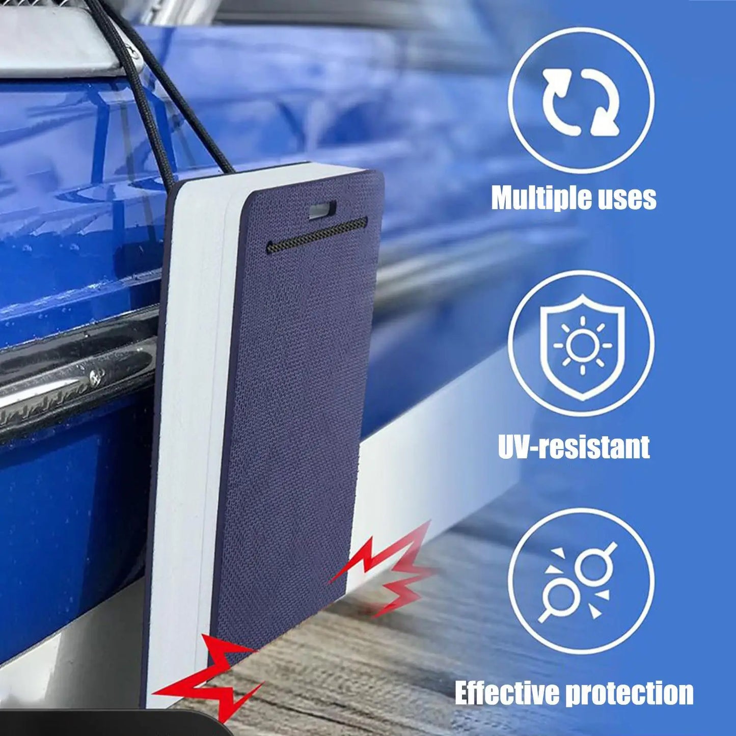 Boat Bumpers EVA Boat Fenders Docking Products Dock Guards Prevent Scratches Portable Marine Buoys for Yachts Pontoon Sailing