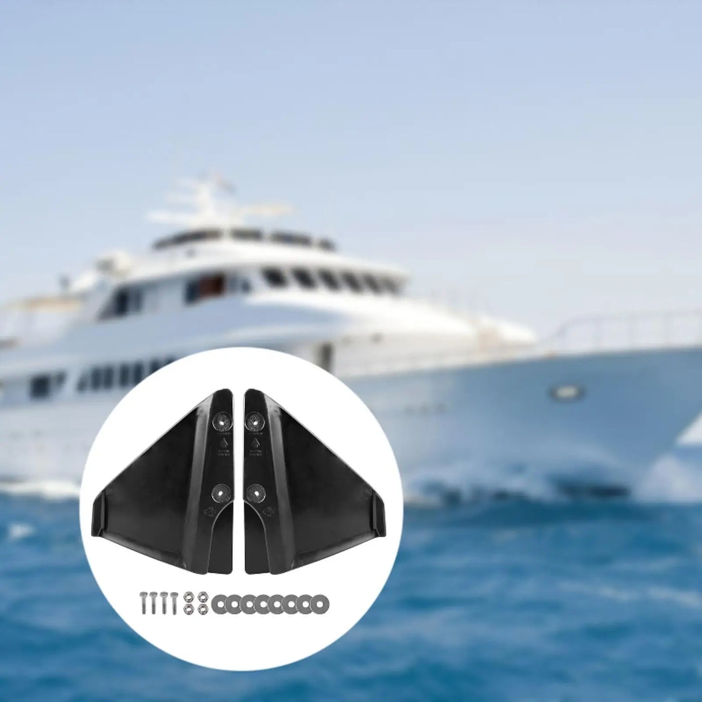 High-Performance Hydrofoil Stabilizer Bolt Nut Hydrofoil Boat Outboard Motors Boat Parts Sports Hydrofoil Stabilizer Molded