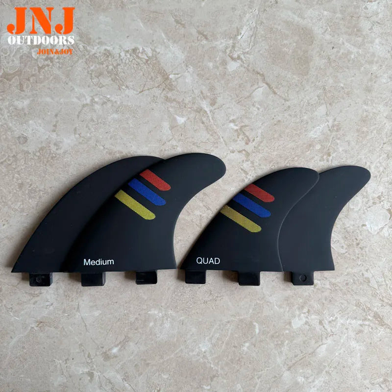 JNJ-FCS 2 Future Performer Medium Or Large + Gx Fiberglass Surfboard Quad Fins 4Pcs
