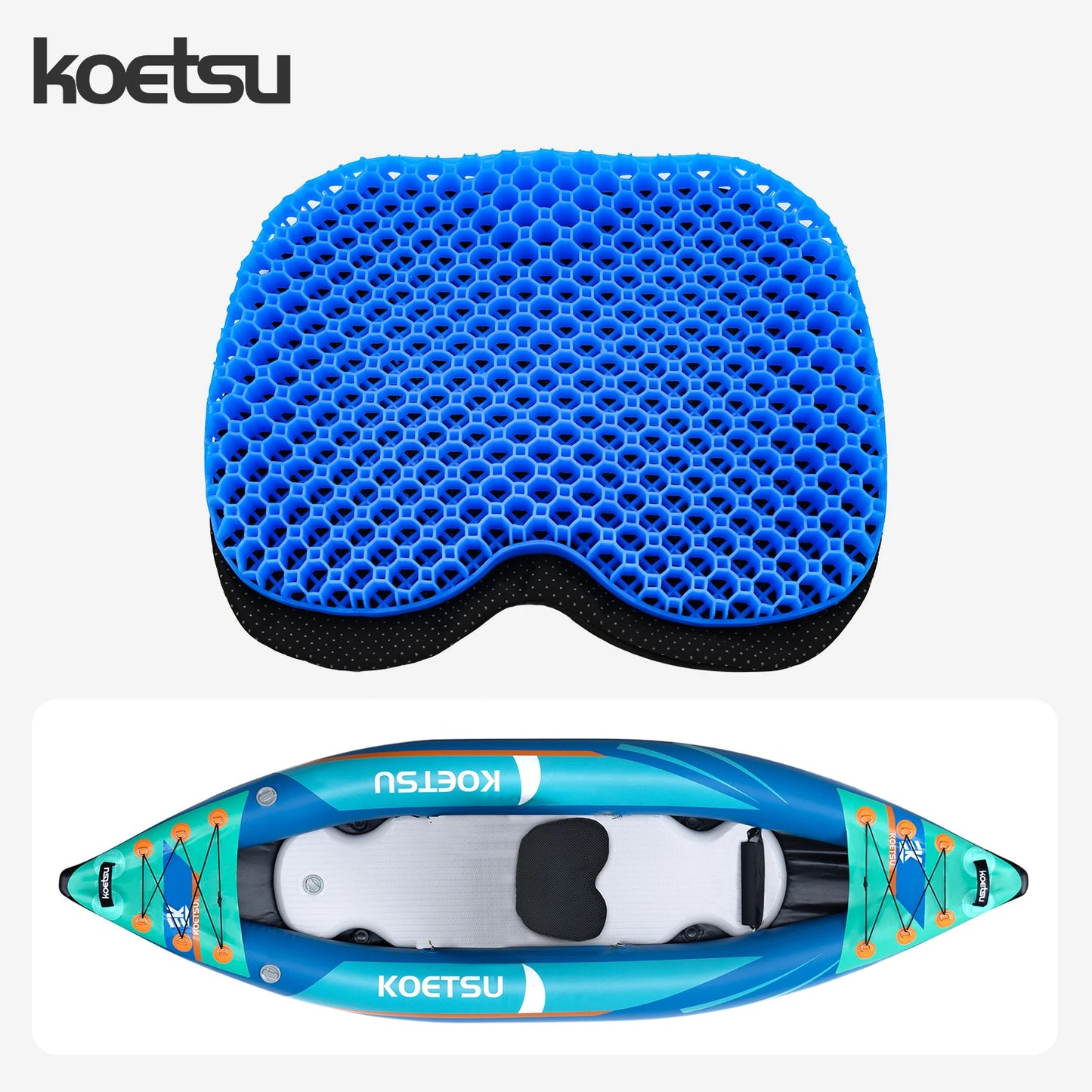 KOETSU anti-slip gel cushion is designed with non-slip fabric to provide users with a comfortable and supportive experience